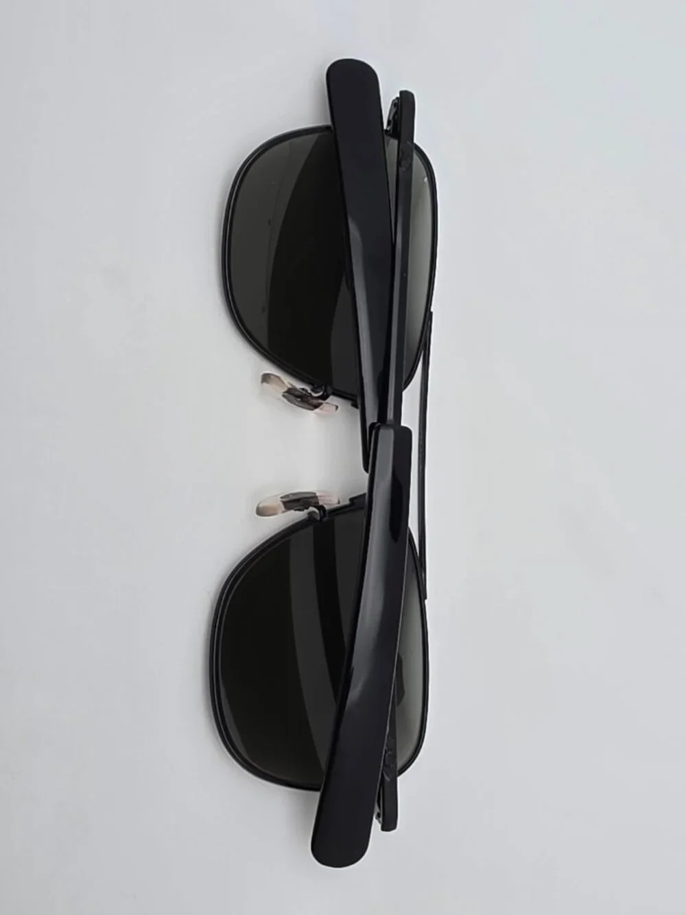American Optical Original Pilot OP-52B Black Grey Glass Lens Aviator Sunglasses